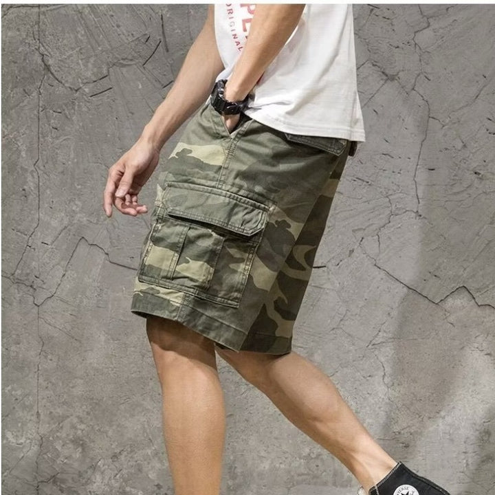 Summer Casual Camouflage Workwear Shorts - Han2sure-men's fashion clothing, women's accessories, designer jewelry, stylish outfits for men, trendy women's fashion, luxury fashion brand