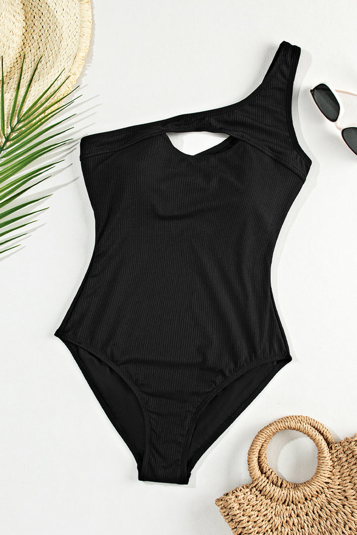 Cutout One Shoulder Sleeveless Swimwear - Han2sure-men's fashion clothing, women's accessories, designer jewelry, stylish outfits for men, trendy women's fashion, luxury fashion brand