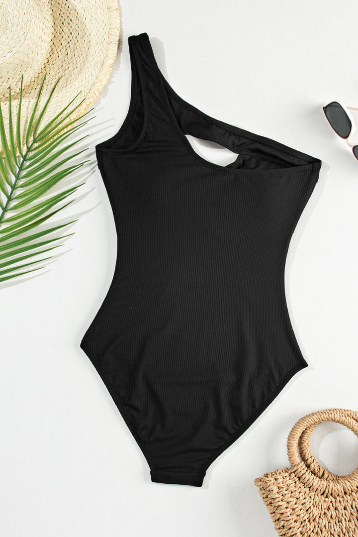 Cutout One Shoulder Sleeveless Swimwear - Han2sure-men's fashion clothing, women's accessories, designer jewelry, stylish outfits for men, trendy women's fashion, luxury fashion brand