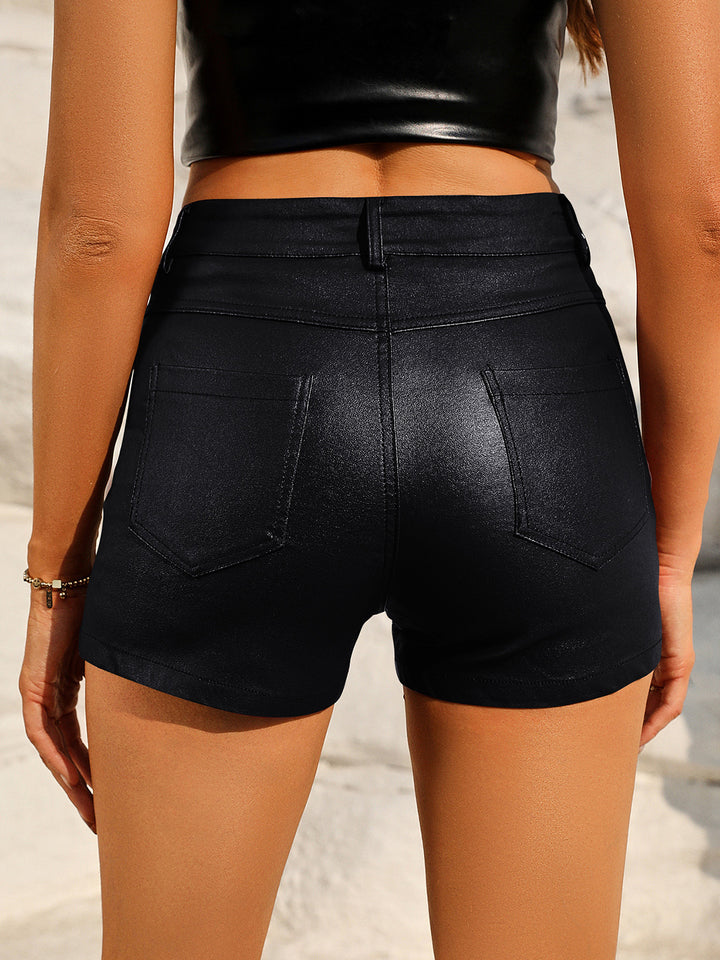 High Waist Shorts with Pockets - Han2sure-men's fashion clothing, women's accessories, designer jewelry, stylish outfits for men, trendy women's fashion, luxury fashion brand